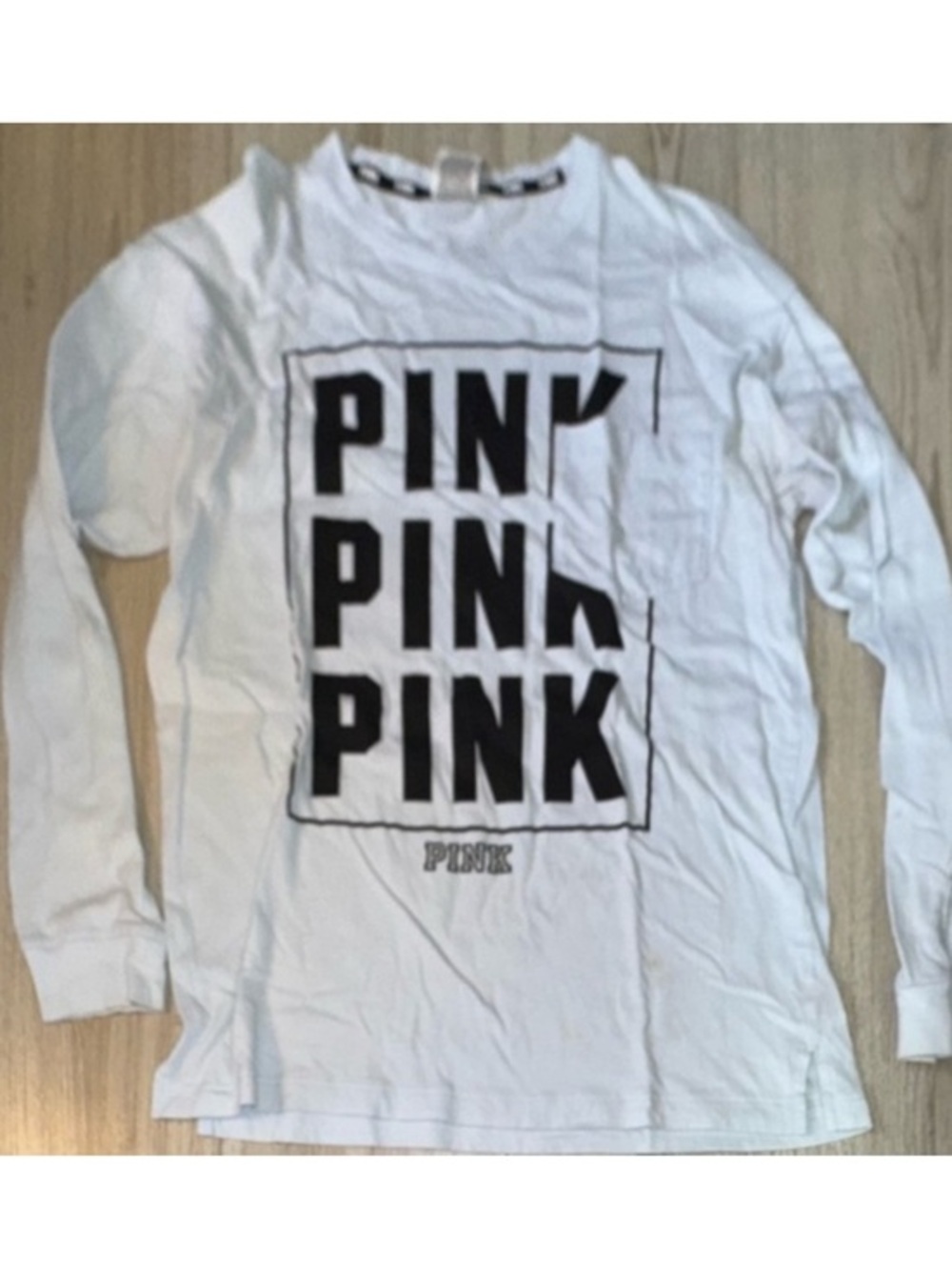 Victoria’s Secret pink blue black long sleeve shirt top